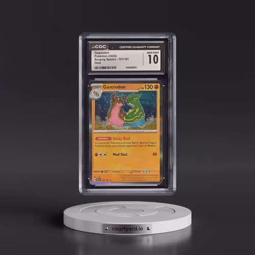 2024 Surging Sparks - SSP EN #107/191 Gastrodon - Holo (CGC 10 GEM MINT)