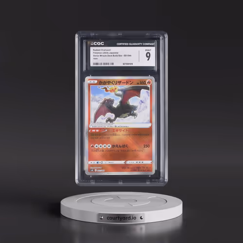 2024 Pokémon Svk-Stellar Miracle Deck Build Box #001 Radiant Charizard - Holo (CGC 9 MINT)