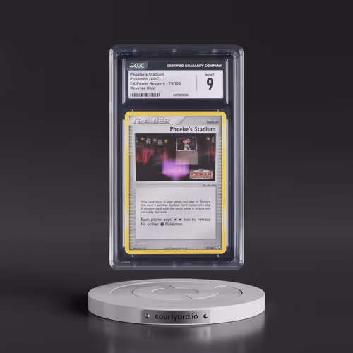2007 EX Power Keepers #79/108 Phoebe's Stadium - Reverse Holo (CGC 9 MINT)
