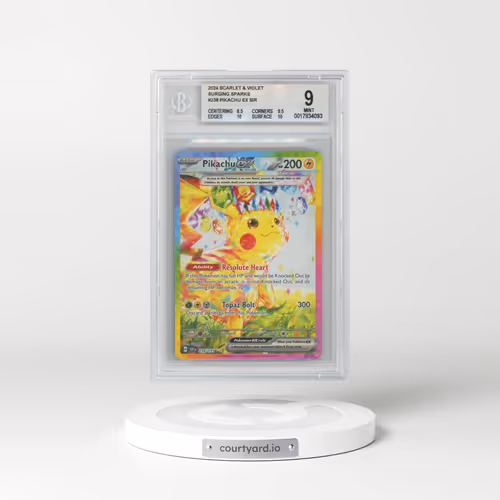 2024 Pokémon Ssp EN-Surging Sparks #238 Pikachu EX - Holo Special Illustration Rare (BGS 9 MINT)