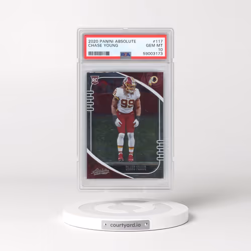 2020 Panini Absolute #117 Chase Young (PSA 10 GEM MINT)
