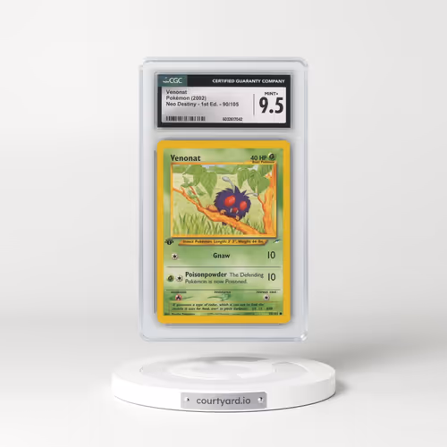 2002 Neo Destiny #90/105 Venonat - 1st Edition 1st Edition (CGC 9.5 MINT+)