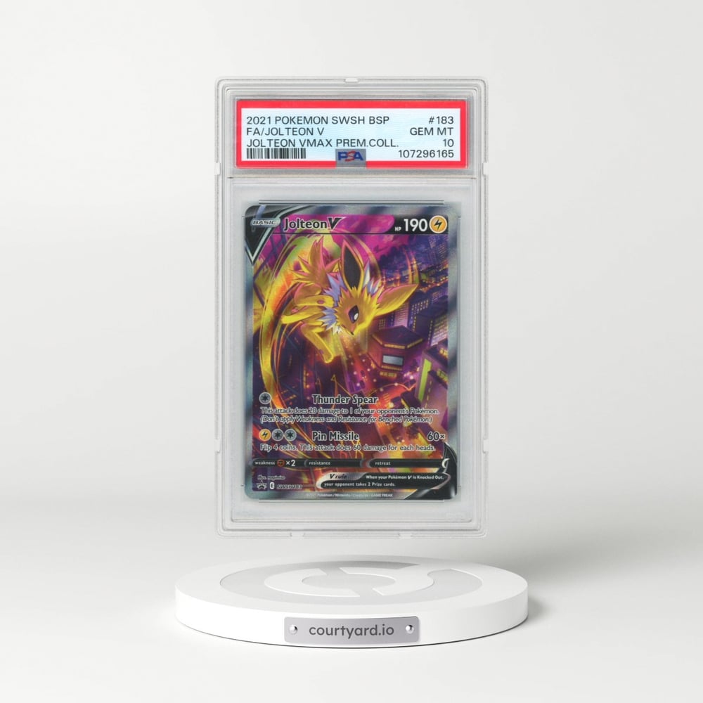 2021 Pokémon Swsh Black Star Promo #183 Jolteon V - Holo