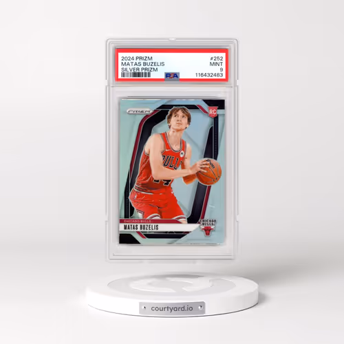 2024 Panini Prizm #252 Matas Buzelis - Silver Prizm (PSA 9 MINT)