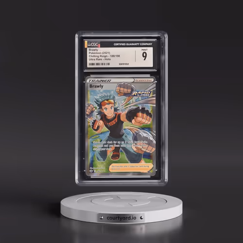 2021 Chilling Reign #188/198 Brawly - Ultra Rare Holo (CGC 9 MINT)