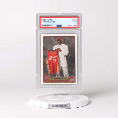 2003 Topps #221 LeBron James (PSA 7 NM)