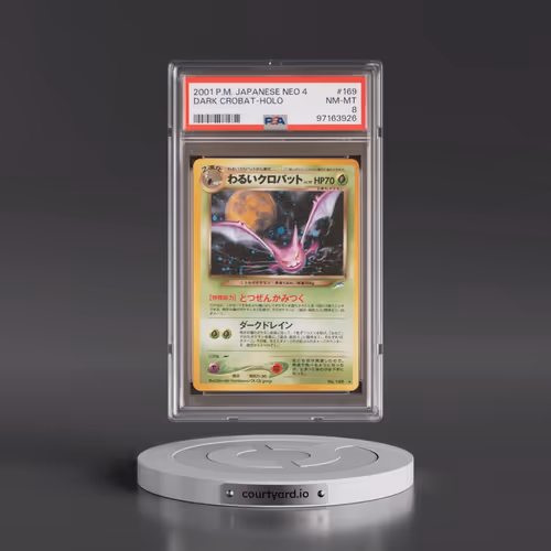 2001 Pokémon Neo 4 #169 Dark Crobat - Holo (PSA 8 NM-MT)