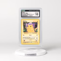 1999 Base Set #58 Pikachu - Shadowless CD Promo (CGC 10 GEM MINT)