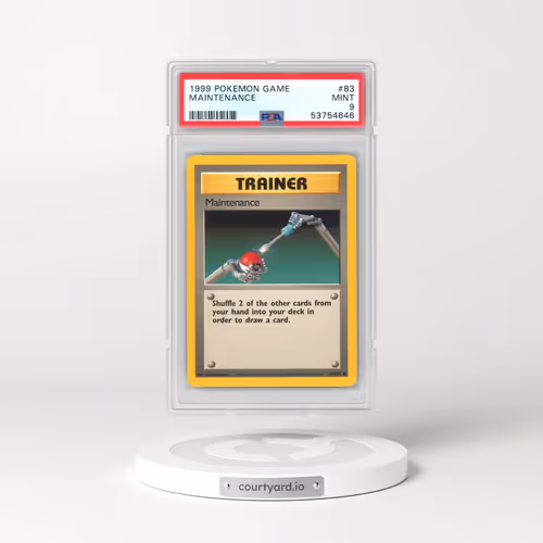 1999 Base Set #83 Maintenance (PSA 9 MINT)