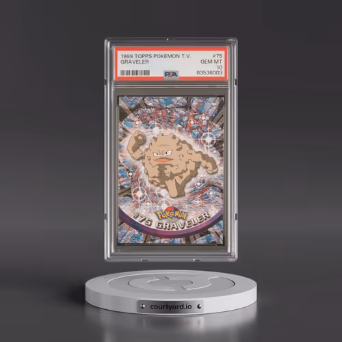 1999 Topps Pokémon TV #75 Graveler (PSA 10 GEM MINT)