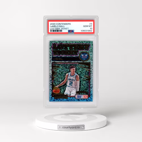 2020 Panini Contenders Lottery Ticket #4 LaMelo Ball (PSA 10 GEM MINT)