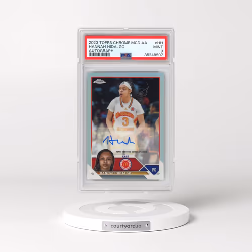 2023 Topps Chrome Mcdonald's All-American Autographs #HH Hannah Hidalgo (PSA 9 MINT)