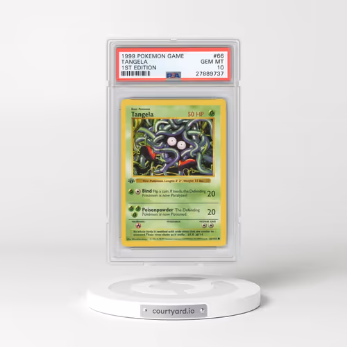 1999 Pokémon Game #66 Tangela - 1st Edition (PSA 10 GEM MINT)