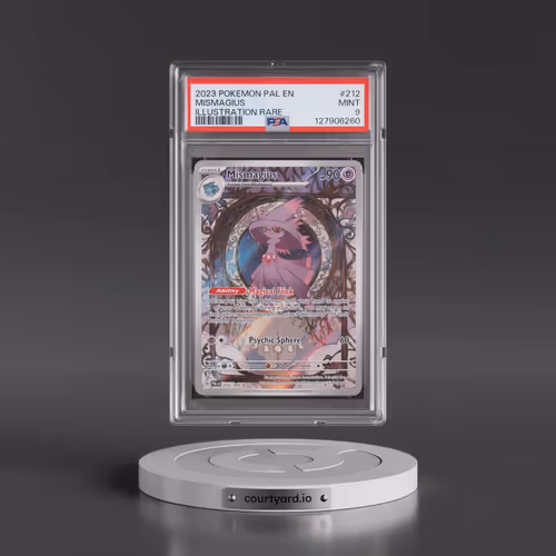 2023 Pokémon Pal EN-Paldea Evolved #212 Mismagius - Illustration Rare (PSA 9 MINT)