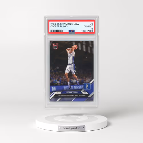 2024 Bowman U Now #1 Cooper Flagg (PSA 10 GEM MINT)