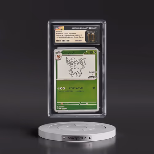2022 Scarlet & Violet Promos #068/SV-P Leafeon - Reverse Holo YU NAGABA x Pokémon () (CGC 10 PRISTIN