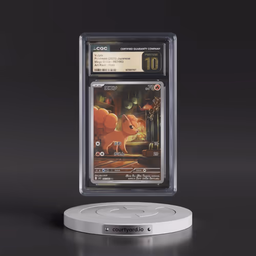 2025 Mega Brave - M1L #067/063 Vulpix - Art Rare Holo (CGC 10 PRISTINE)