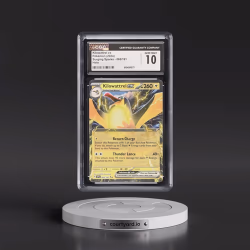 2024 Surging Sparks - SSP EN #068/191 Kilowattrel ex - Holo (CGC 10 GEM MINT)