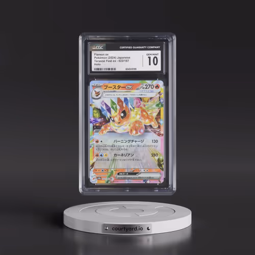 2024 Pokémon Sv8a-Terastal Fest EX #022 Flareon EX - Holo (CGC 10 GEM MINT)