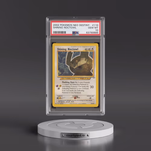 2002 Pokémon Neo Destiny #110 Shining Noctowl - Holo (PSA 10 GEM MINT)