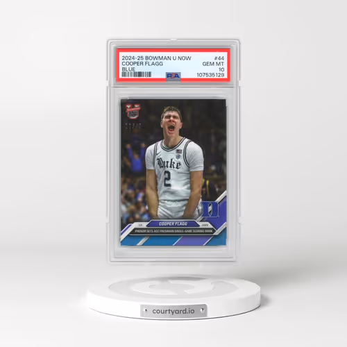 2024-25 Bowman U Now #44 Cooper Flagg - Blue (PSA 10 GEM MINT)