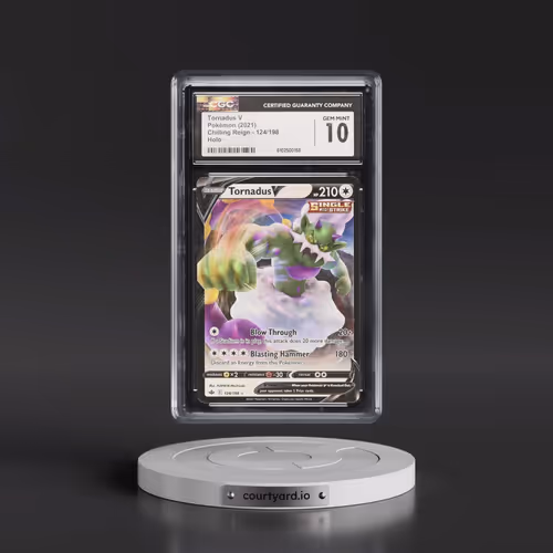 2021 Chilling Reign #124/198 Tornadus V - Holo (CGC 10 GEM MINT)
