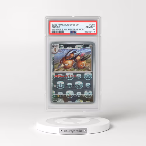 2023 Pokémon Sv2a-Pokemon 151 #085 Dodrio - Reverse Holo Master Ball (PSA 10 GEM MINT)