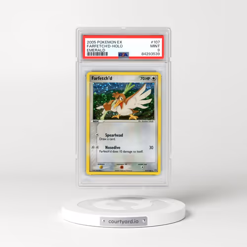 2005 Pokémon EX Emerald #107 Farfetch'd - Holo (PSA 9 MINT)