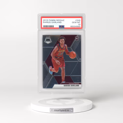 2019 Panini Mosaic #249 Darius Garland (PSA 10 GEM MINT)