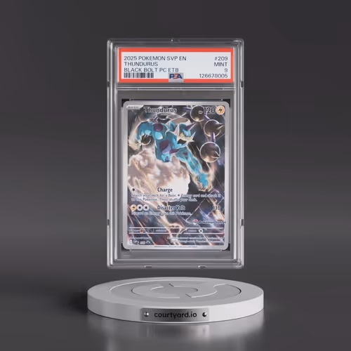 2025 Pokémon Svp EN-SV Black Star Promo #209 Thundurus - Black Bolt Pokemon Center Elite Trainer Box
