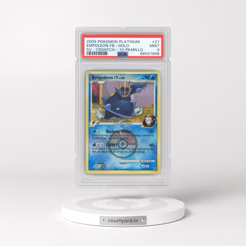 2009 Pokémon Platinum Supreme Victors #27 Empoleon FB - Holo Crosshatch-2010 Pokemon League (PSA 9 MINT)
