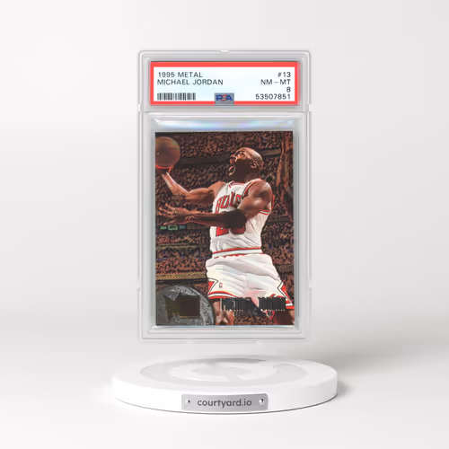 1995 Metal #13 Michael Jordan (PSA 8 NM-MT)
