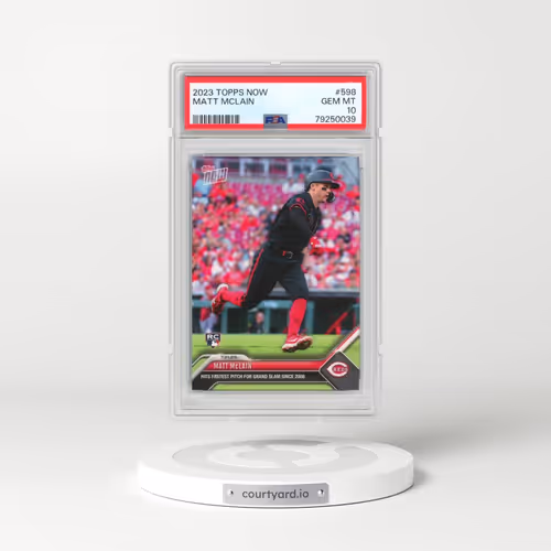 2023 Topps Now #598 Matt Mclain (PSA 10 GEM MINT)