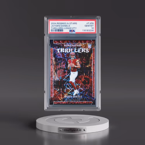 2024 Panini Rookies & Stars Thrillers #TJDS Jayden Daniels - Longevity (PSA 10 GEM MINT)