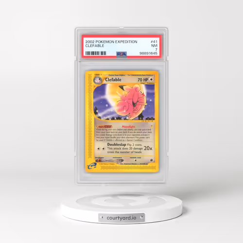 2002 Pokémon Expedition #41 Clefable (PSA 7 NM)