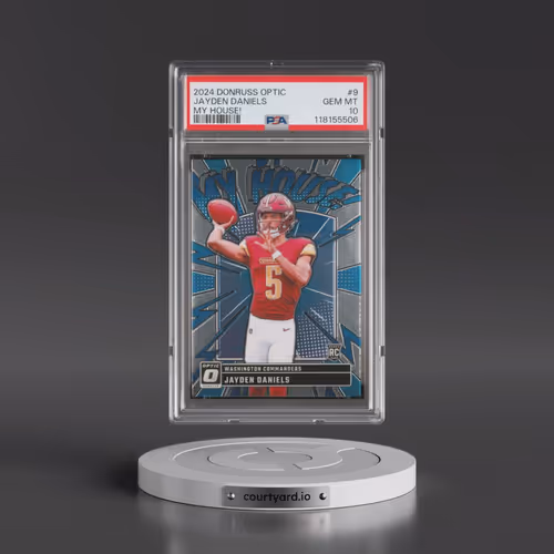 2024 Panini Donruss Optic My House! #9 Jayden Daniels (PSA 10 GEM MINT)