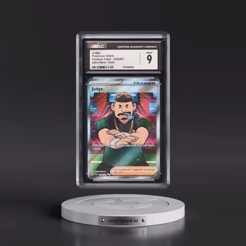 2024 Pokémon Paf EN-Paldean Fates #228 Judge - Ultra Rare (CGC 9 MINT)