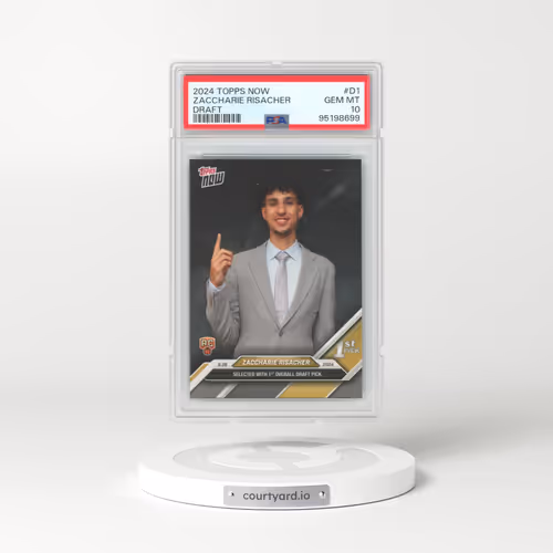 2024 Topps Now Draft #D1 Zaccharie Risacher (PSA 10 GEM MINT)