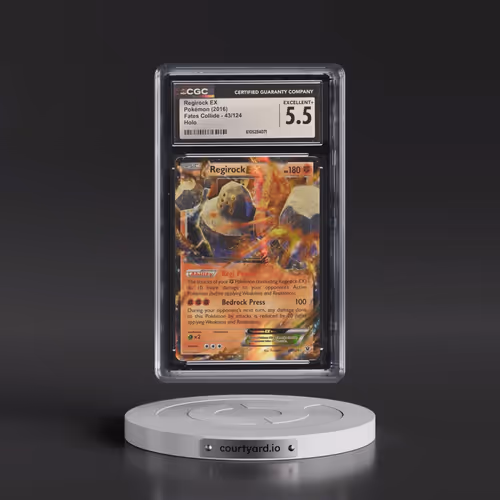 2016 Fates Collide #43/124 Regirock EX - Holo (CGC 5.5 EX+)