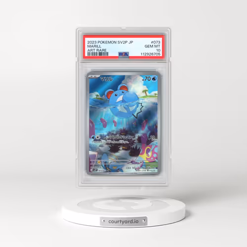 2023 Pokémon Sv2p-Snow Hazard #073 Marill - Art Rare (PSA 10 GEM MINT)