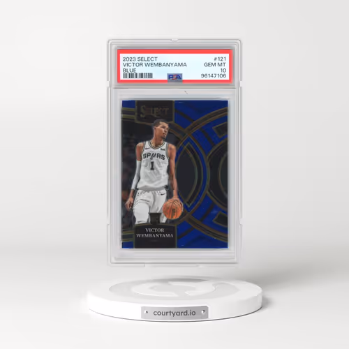 2023 Panini Select #121 Victor Wembanyama - Blue (PSA 10 GEM MINT)