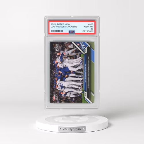 2024 Topps Now #885 Los Angeles Dodgers (PSA 10 GEM MINT)