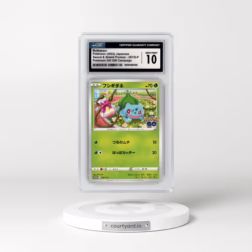 2019 Sword & Shield Promos #287/S-P Bulbasaur - Pokémon GO Promo Gift Campaign (CGC 10 GEM MINT)