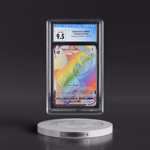 2020 Darkness Ablaze #194/189 Salamence VMAX - Rainbow Rare Holo (CGC 10 GEM MINT)