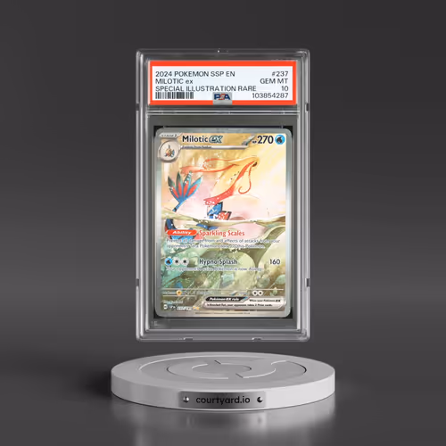 2024 Pokémon Ssp EN-Surging Sparks #237 Milotic EX - Holo Special Illustration Rare (PSA 10 GEM MINT)