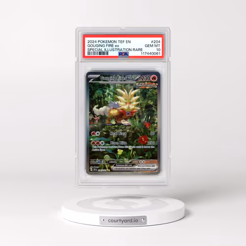 2024 Pokémon Tef EN-Temporal Forces #204 Gouging Fire EX - Holo Special Illustration Rare (PSA 10 GE