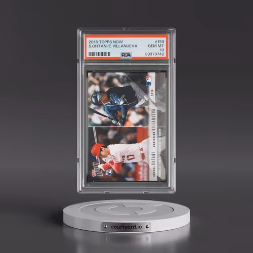 2018 Topps Now #159 Christian Villanueva/Shohei Ohtani (PSA 10 GEM MINT)