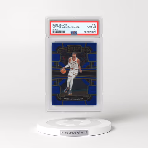 2023 Panini Select #87 Victor Wembanyama - Blue (PSA 10 GEM MINT)
