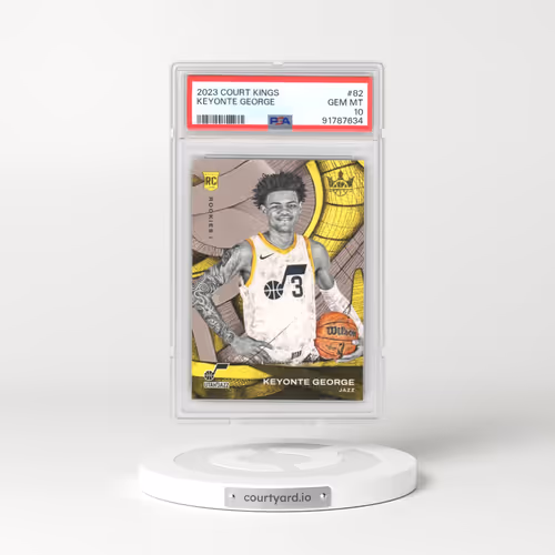 2023 Panini Court Kings #82 Keyonte George (PSA 10 GEM MINT)