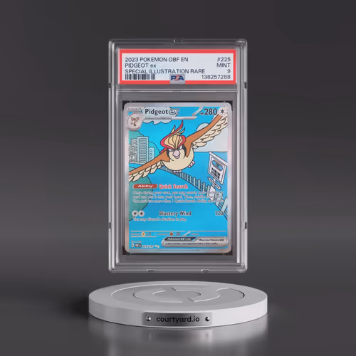 2023 Pokémon Obf EN-Obsidian Flames #225 Pidgeot EX - Holo Special Illustration Rare (PSA 9 MINT)